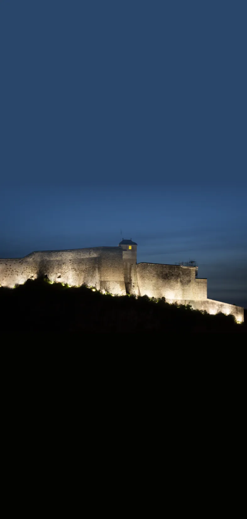Citadelle de Besançon de nuit